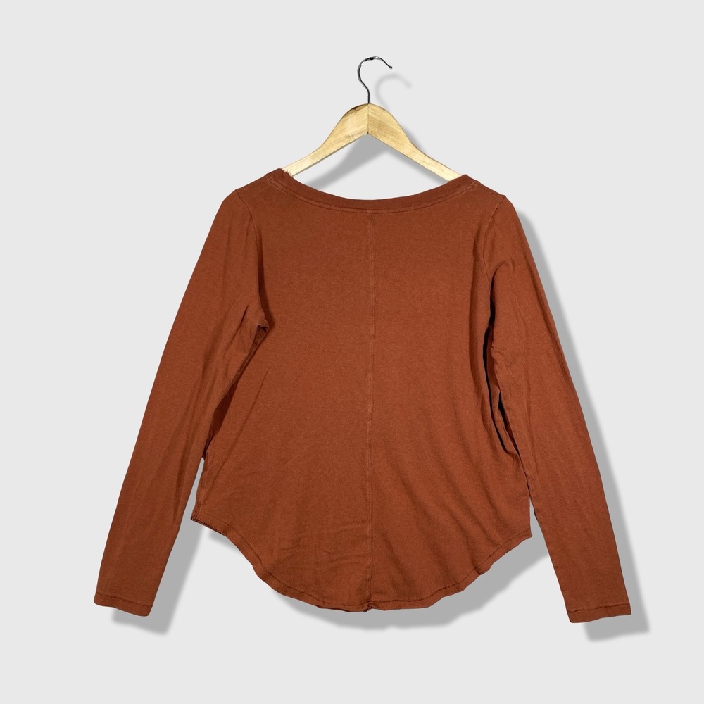 We The Free Graphic Tee Womens Medium Rust Brown Western Boho Nova Saloon - Picture 5 of 8